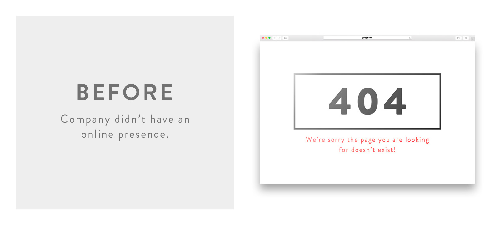 No Online Presence